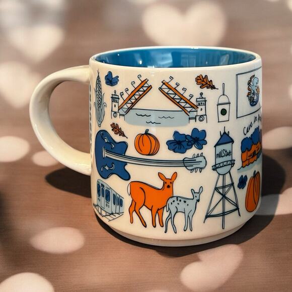 Starbucks Illinois Been There Series Across the Globe 14 oz Coffee Mug EUC - Picture 5 of 7